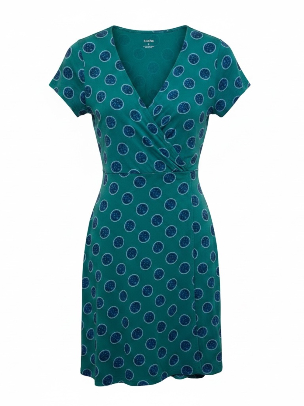 Svaha Petri Dish Teal Dress - Size 8